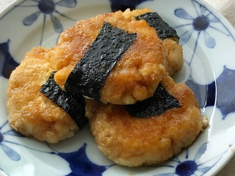 おから豆腐餅の海苔巻き